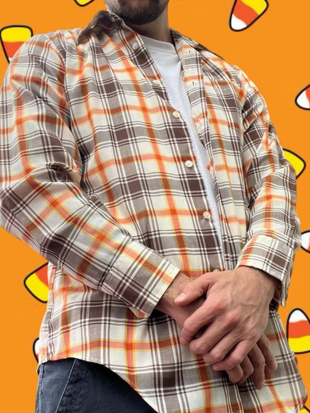 1970’s Jandy Place Button Up Plaid Shirt